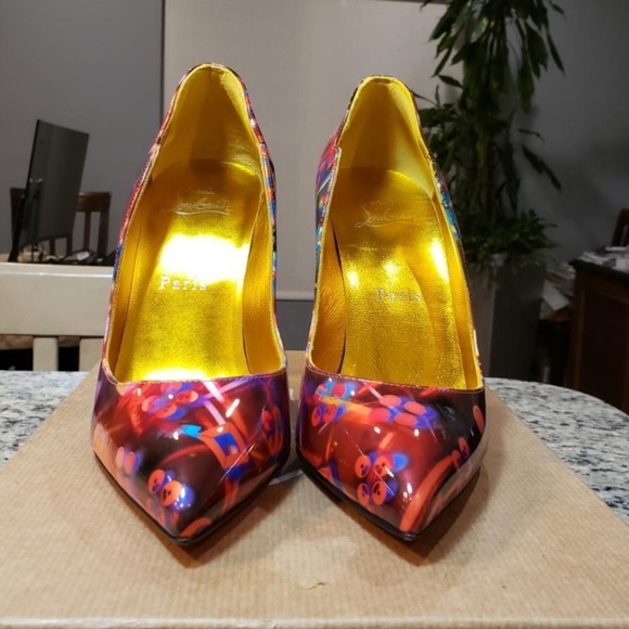 NEW Christian Louboutin Hot Chick 100mm Patent Pumps size 36 - Picture 2 of 11